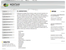 Tablet Screenshot of montanilaboratorios.com.ar